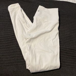 LULULEMON white leggings. Size 4!